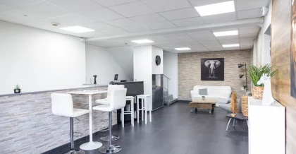 Espace accueil du bureau privatif à la location chez Dépôt Sitting (69300)